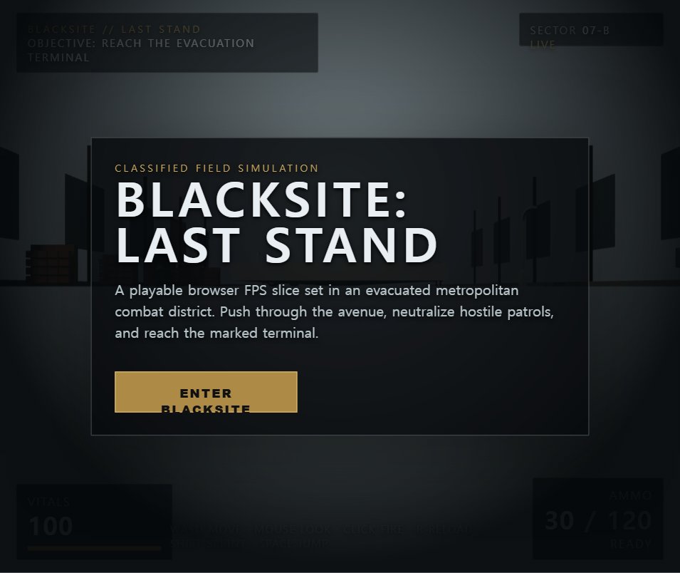 Blacksite Last Stand screenshot