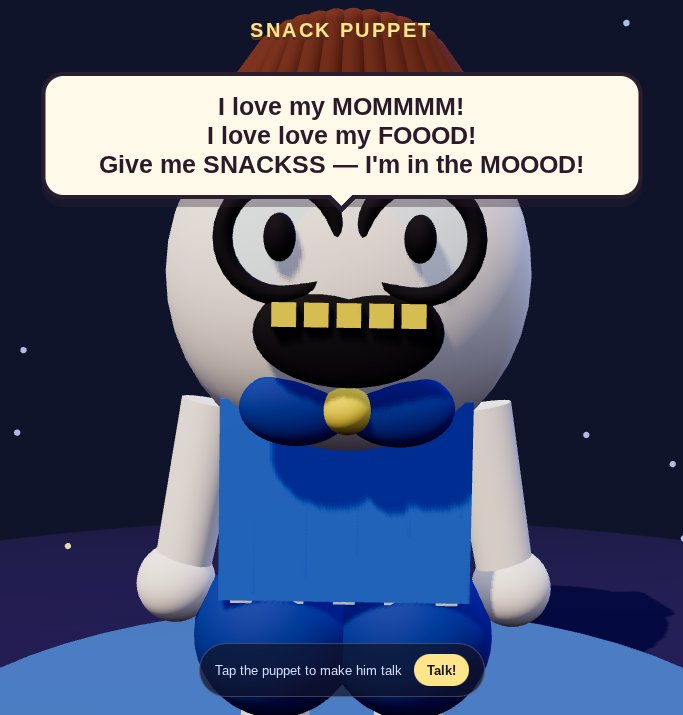 Snack Puppet screenshot