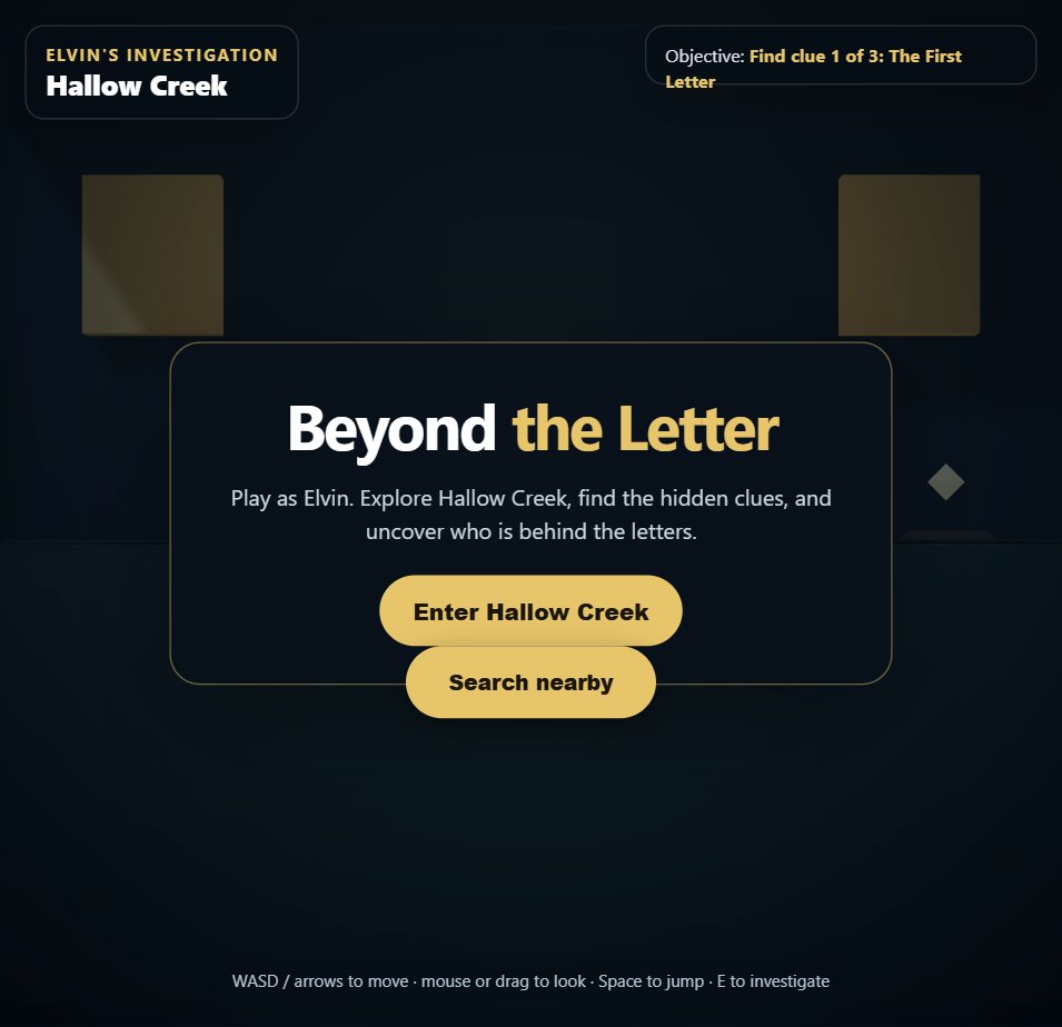 Beyond the Letter screenshot