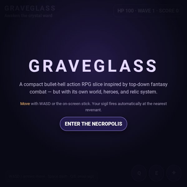 Graveglass screenshot