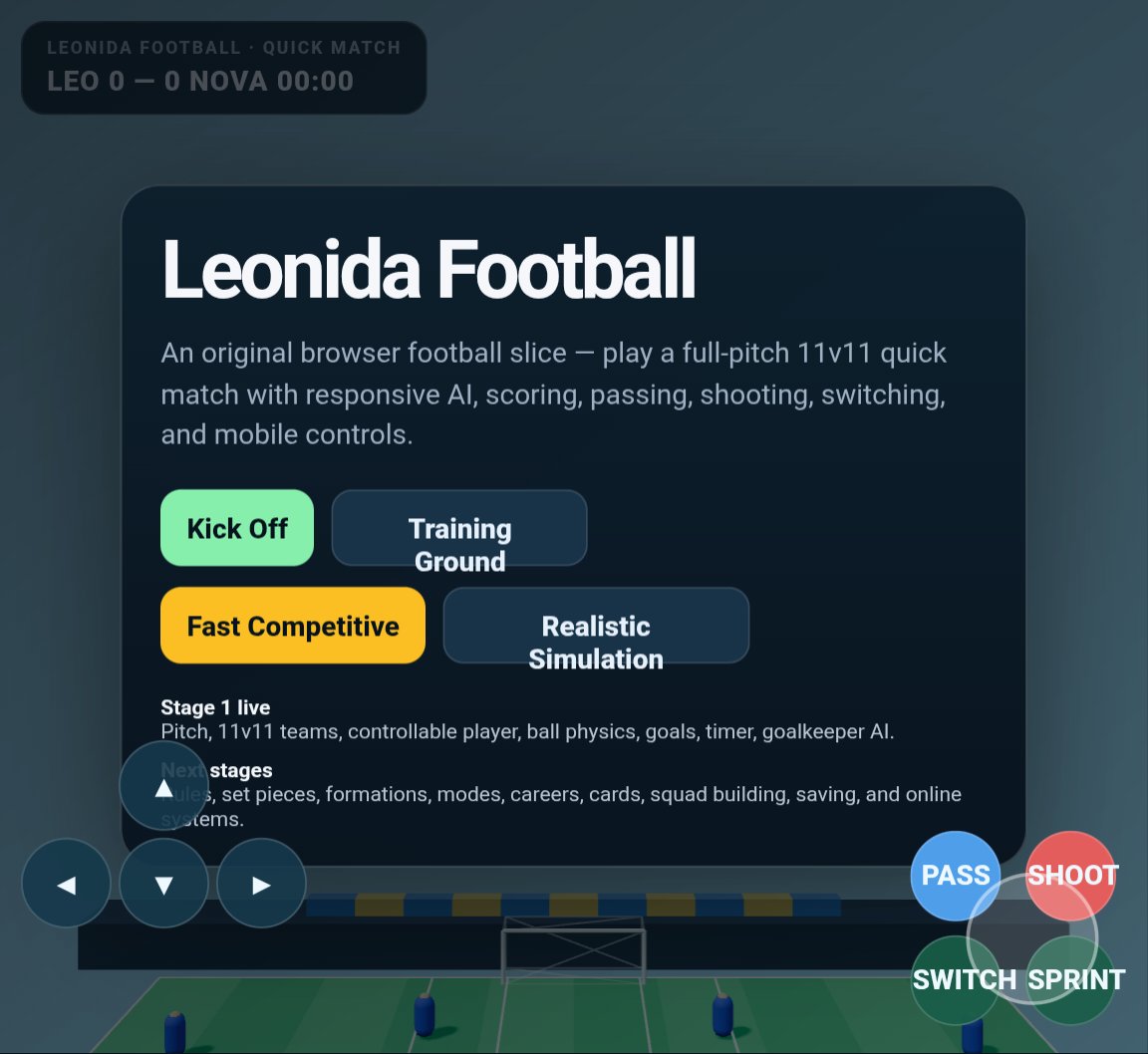 Leonida Football screenshot