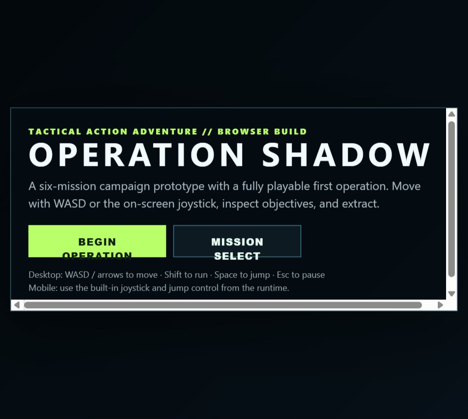 Operation Shadow screenshot