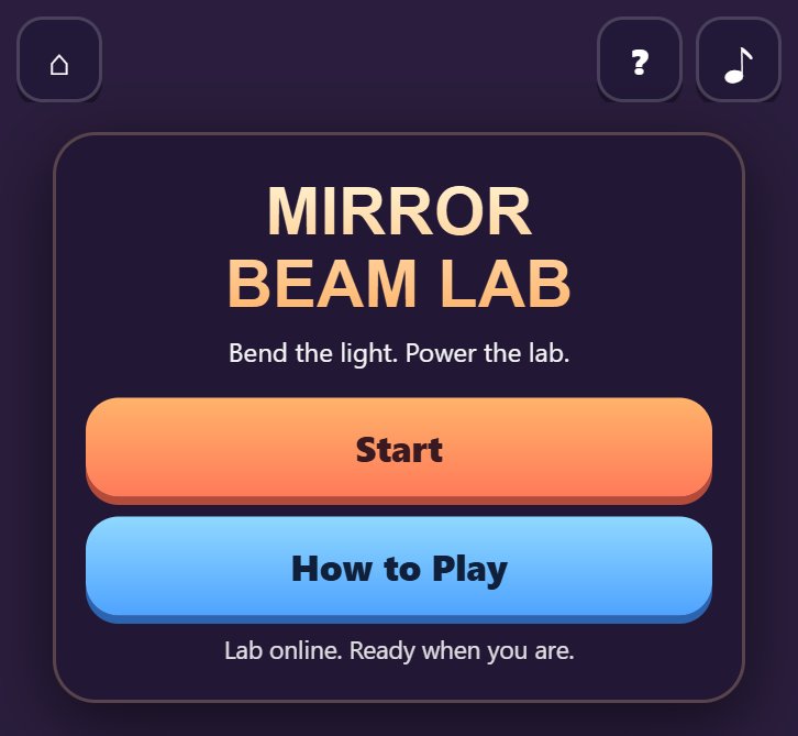 Mirror Beam Lab screenshot