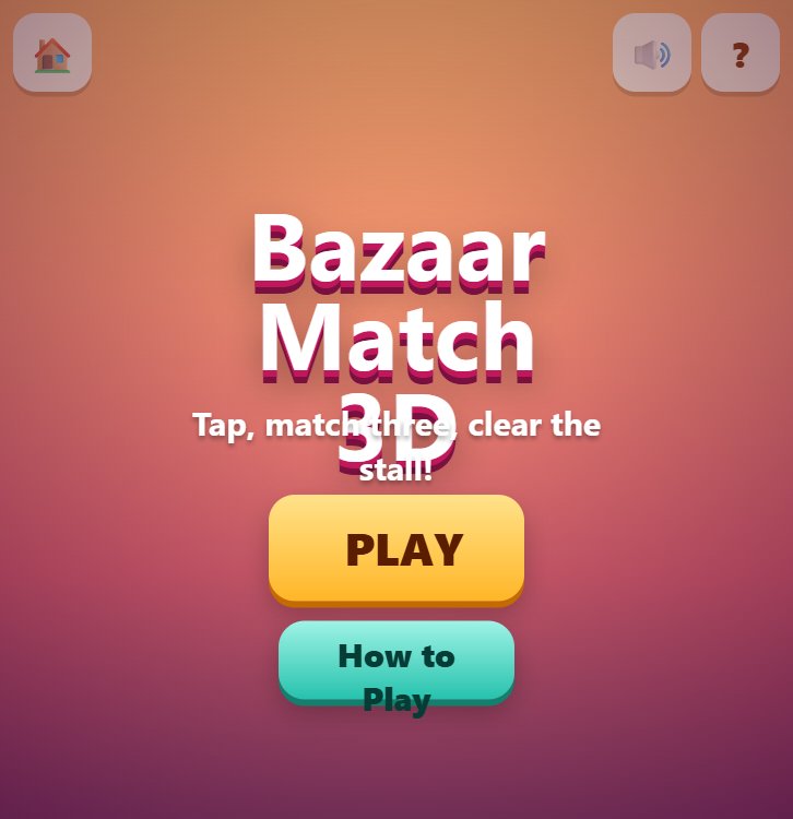 Bazaar Match 3D screenshot
