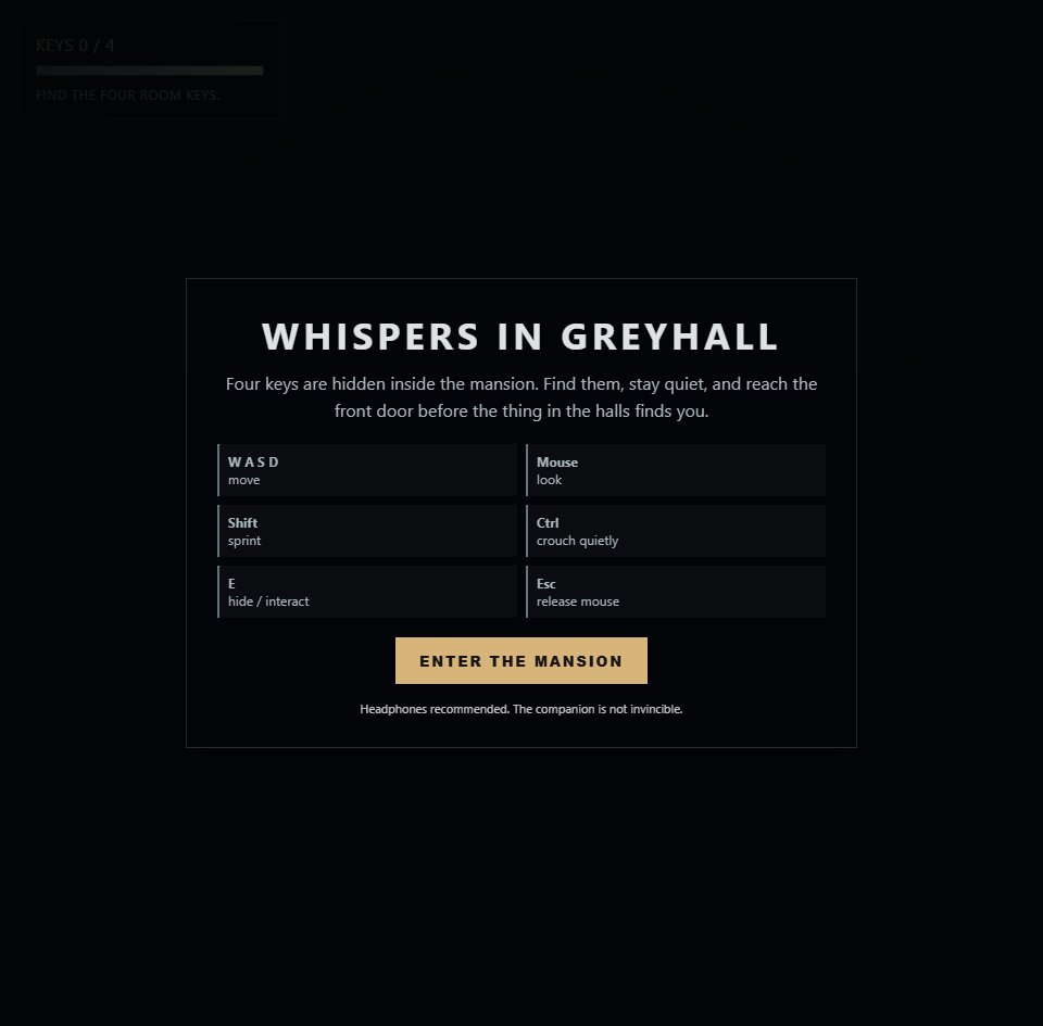 Whispers in Greyhall screenshot