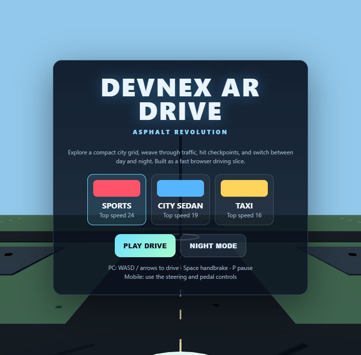 DEVNEX AR DRIVE screenshot