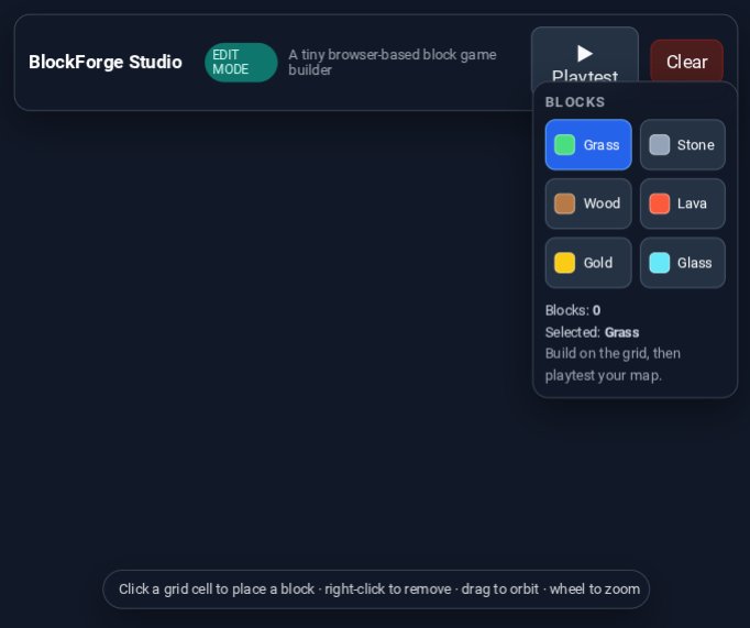 BlockForge Studio screenshot