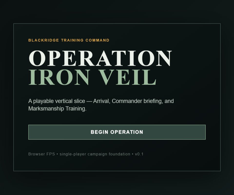 Operation Iron Veil screenshot