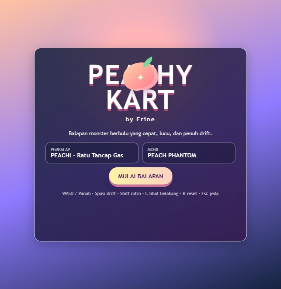 PEACHY KART screenshot