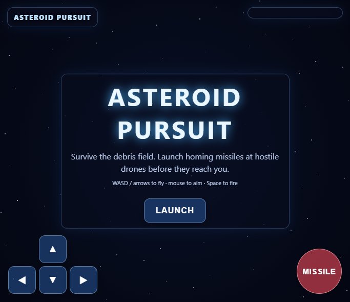 Asteroid Pursuit screenshot