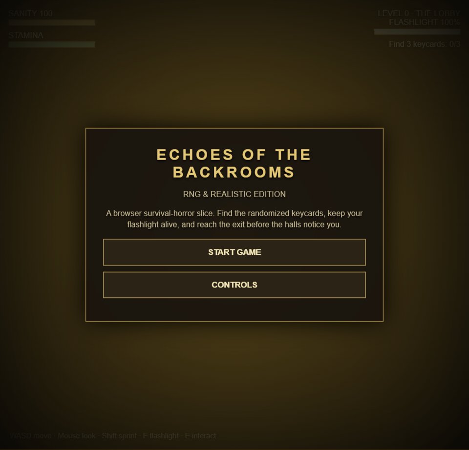 Echoes of the Backrooms screenshot