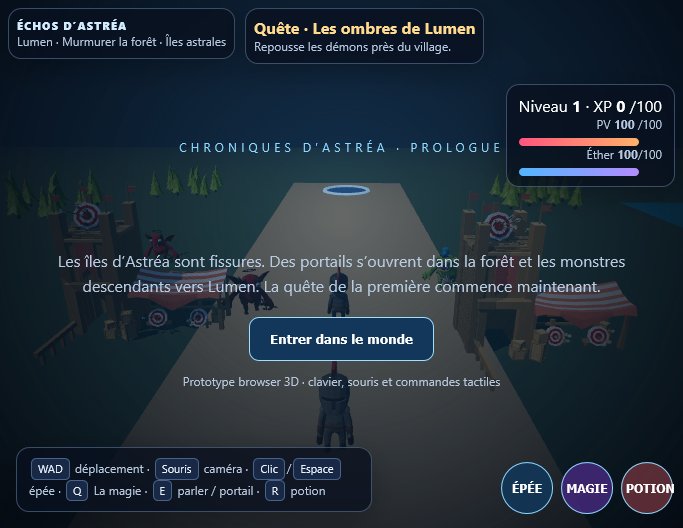 Échos d’Astréa screenshot