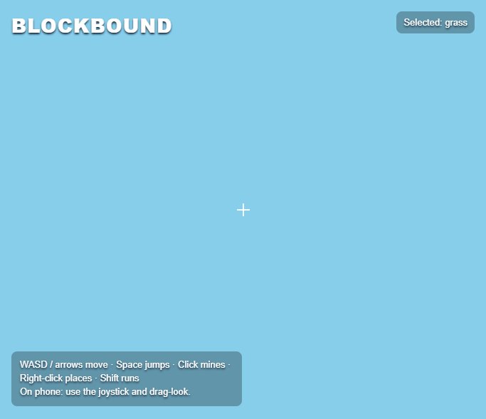 Blockbound screenshot