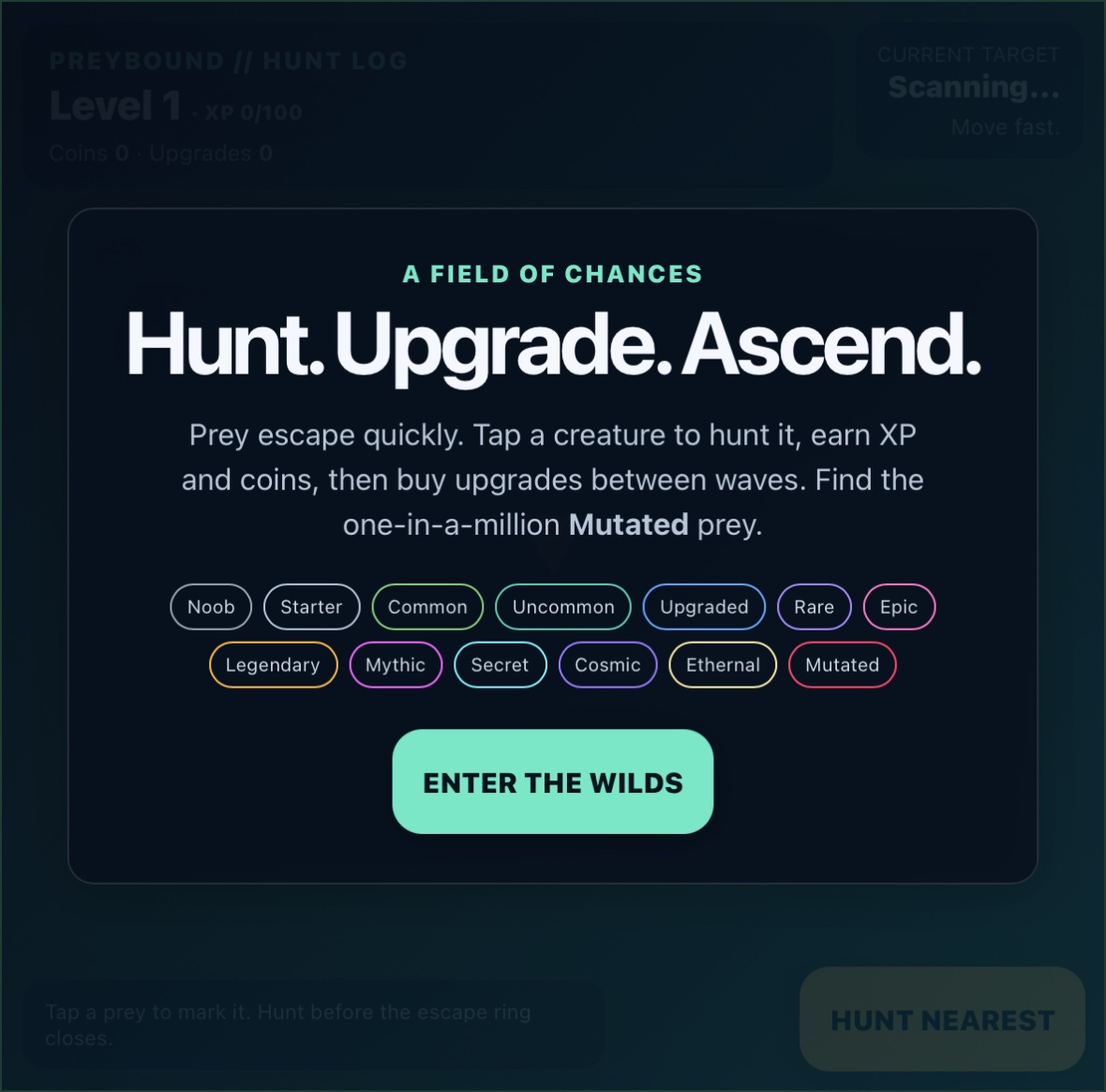 Preybound screenshot