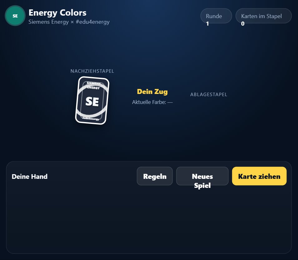 Siemens Energy - UNO screenshot