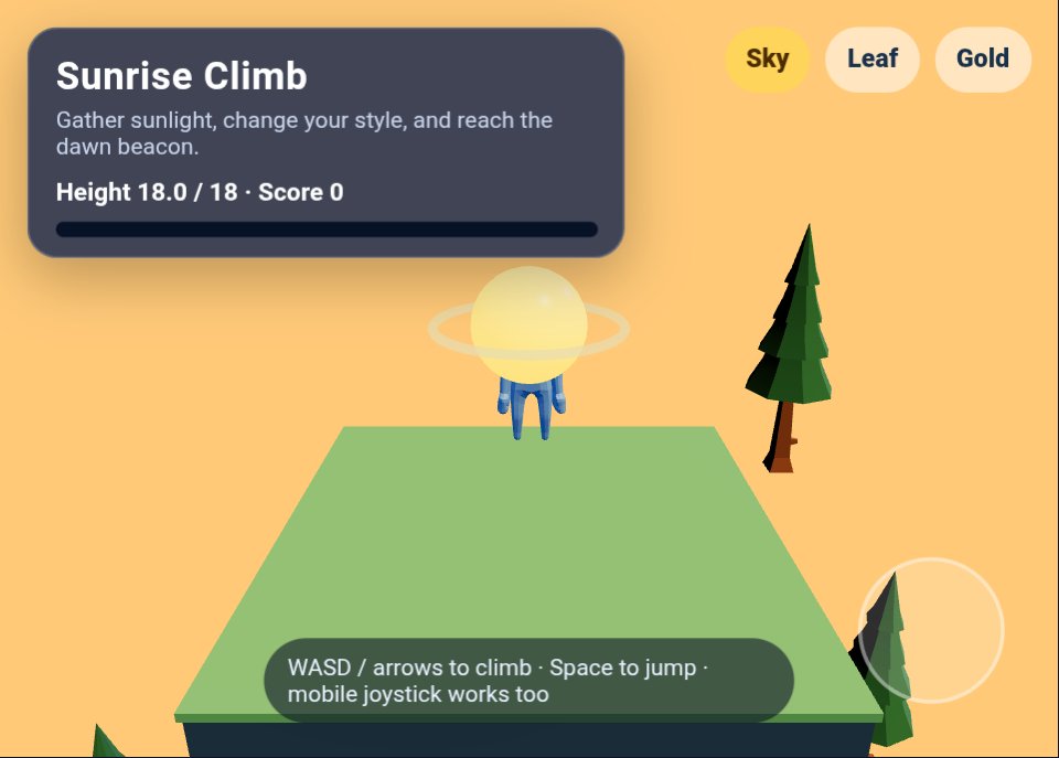 Sunrise Climb screenshot