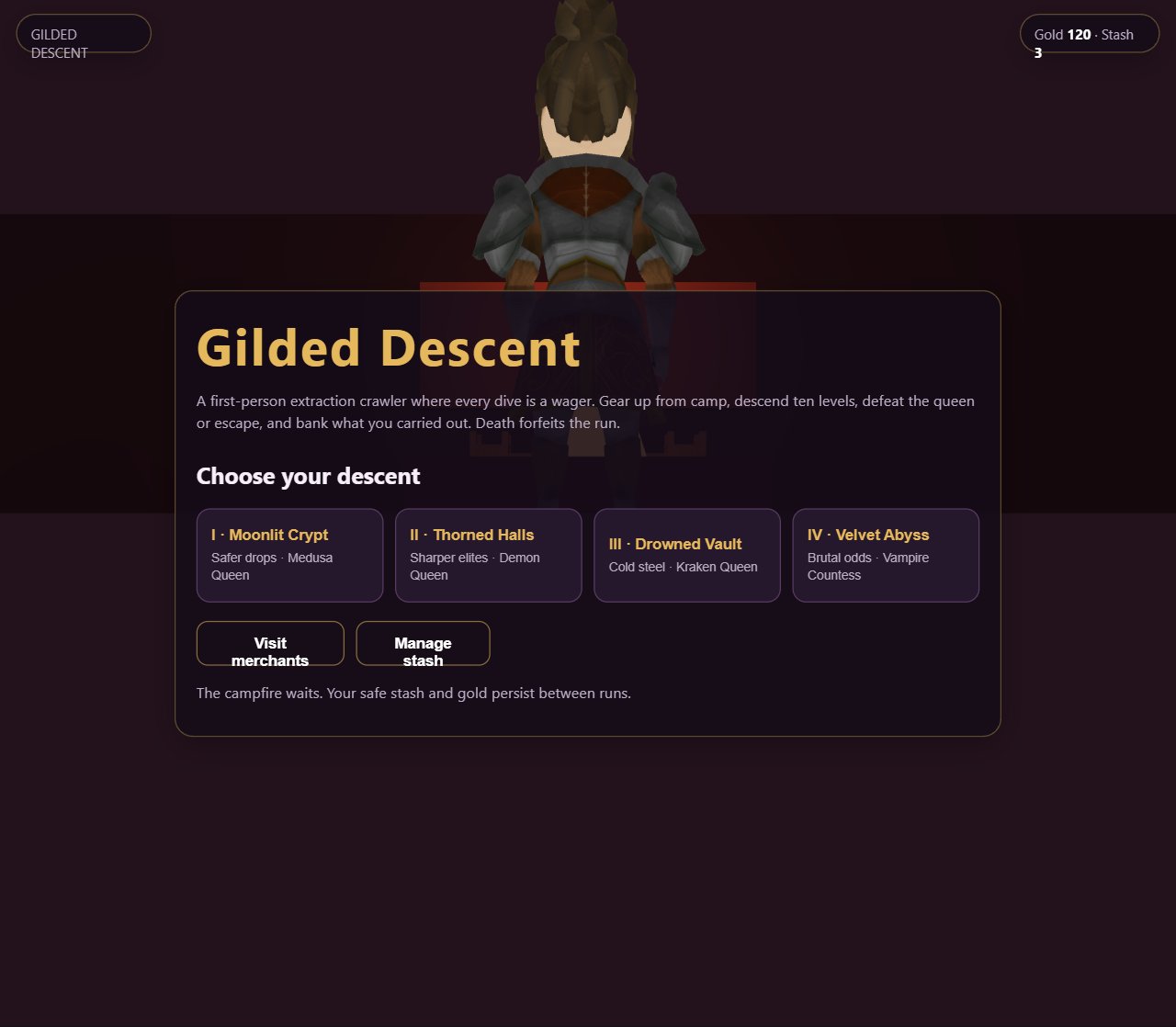 Gilded Descent screenshot