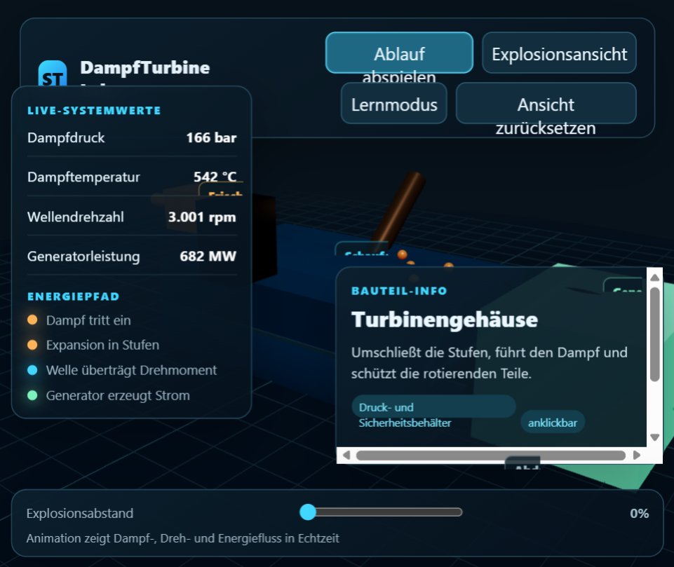 DampfTurbine Lab screenshot