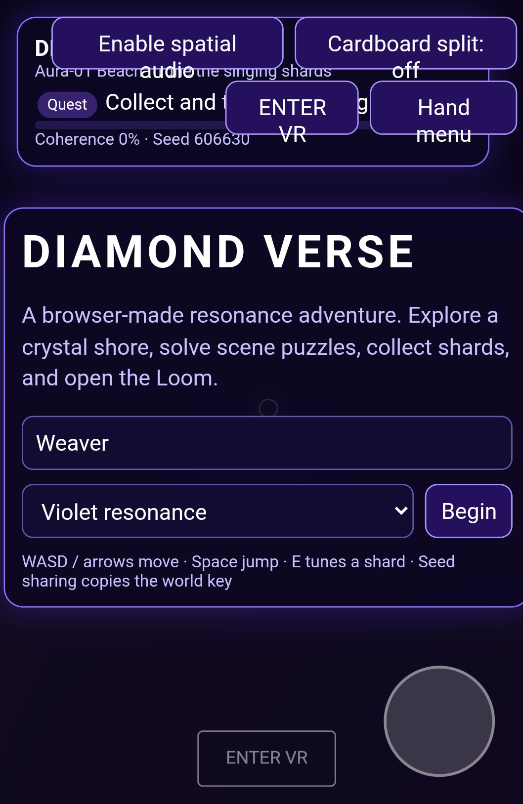 Diamond Verse screenshot