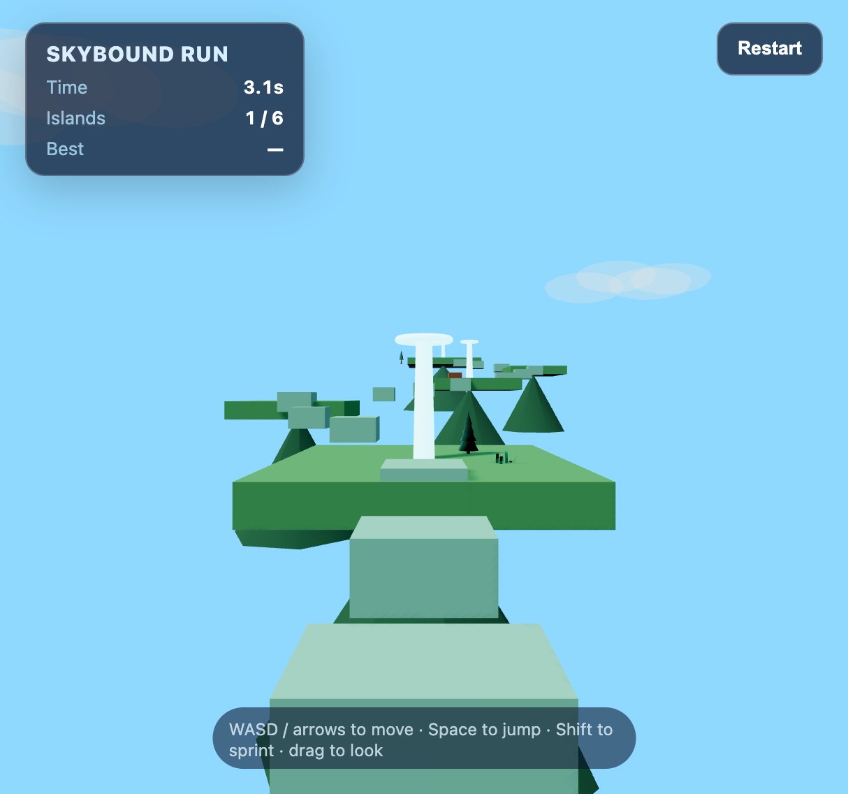 Skybound Run screenshot