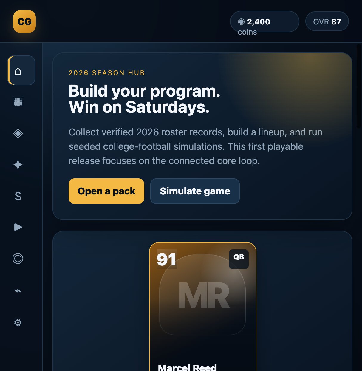 College Gridiron screenshot