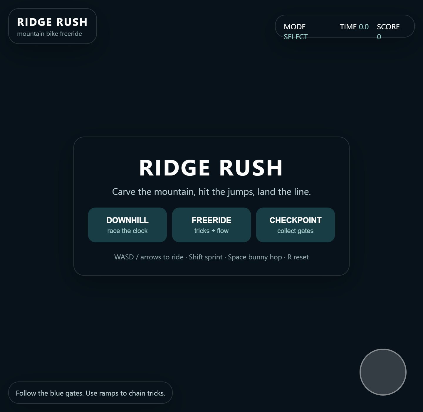 Ridge Rush screenshot