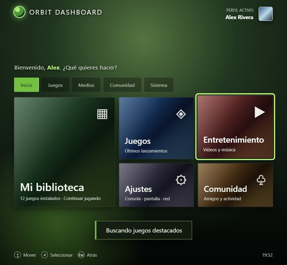 Orbit Dashboard screenshot