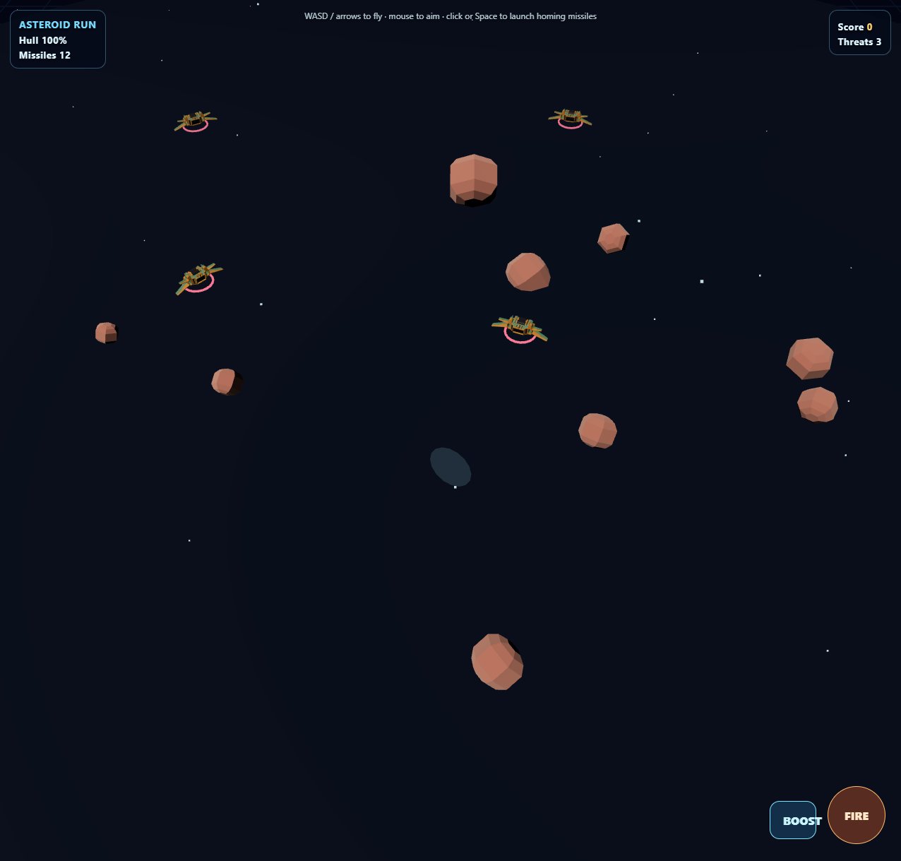 Asteroid Run screenshot
